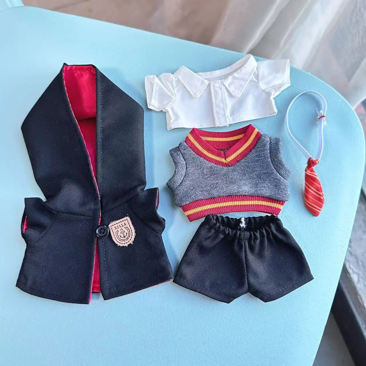 Lafufu Magic School Outfit – 17cm Doll Clothes Inspired by Hogwarts