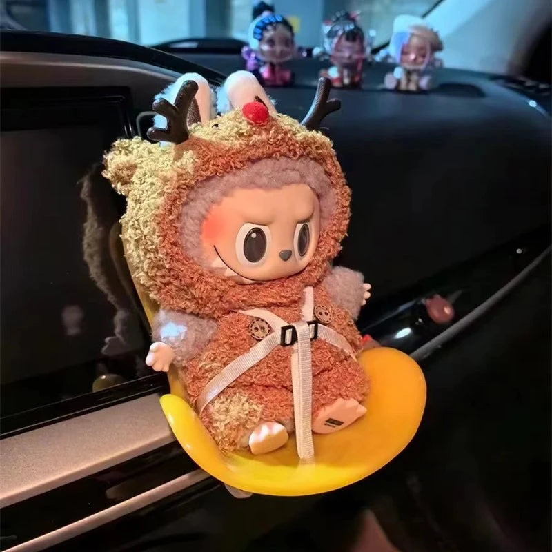 Labubu Doll Car Seat – Cute 15–17cm Accessory & Car Air Vent Decor