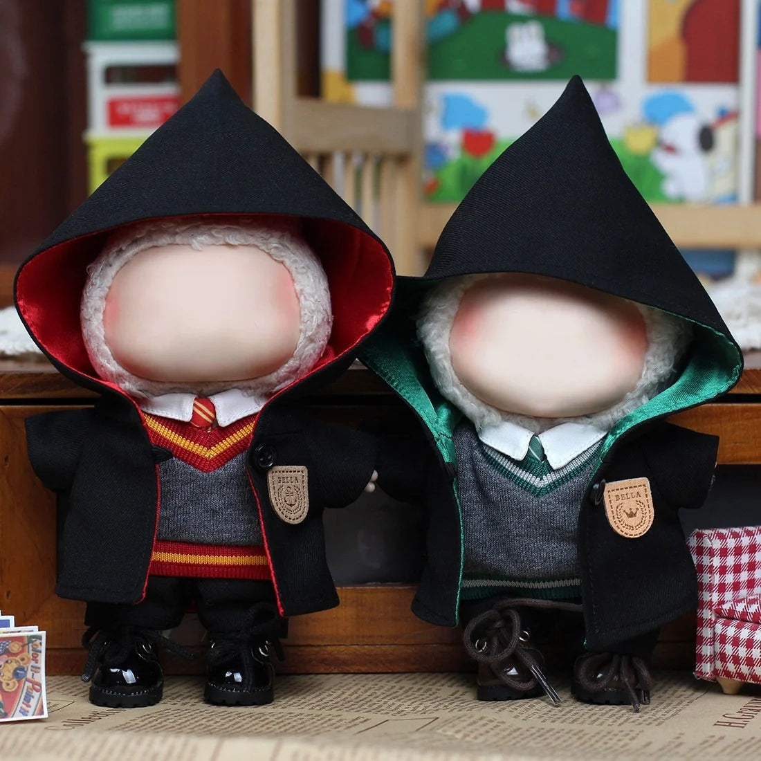 Lafufu Magic School Outfit – 17cm Doll Clothes Inspired by Hogwarts