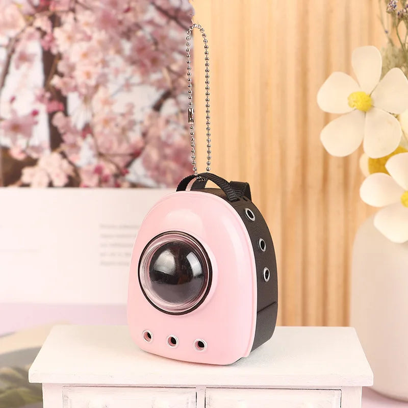 Labubu Doll Canvas Backpack – Cute Pet Bag for 15/17cm Dolls