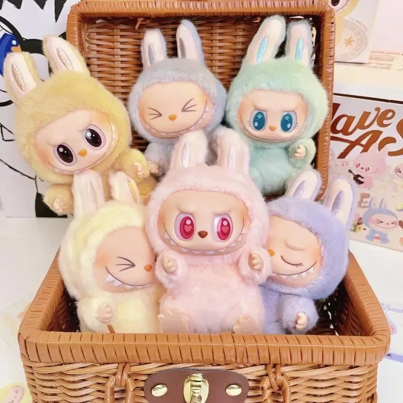 Labubu (Lafufu) Sweetheart Vinyl Doll – Kawaii Plush Keychain, Clothes & Backpack Pendant Gift