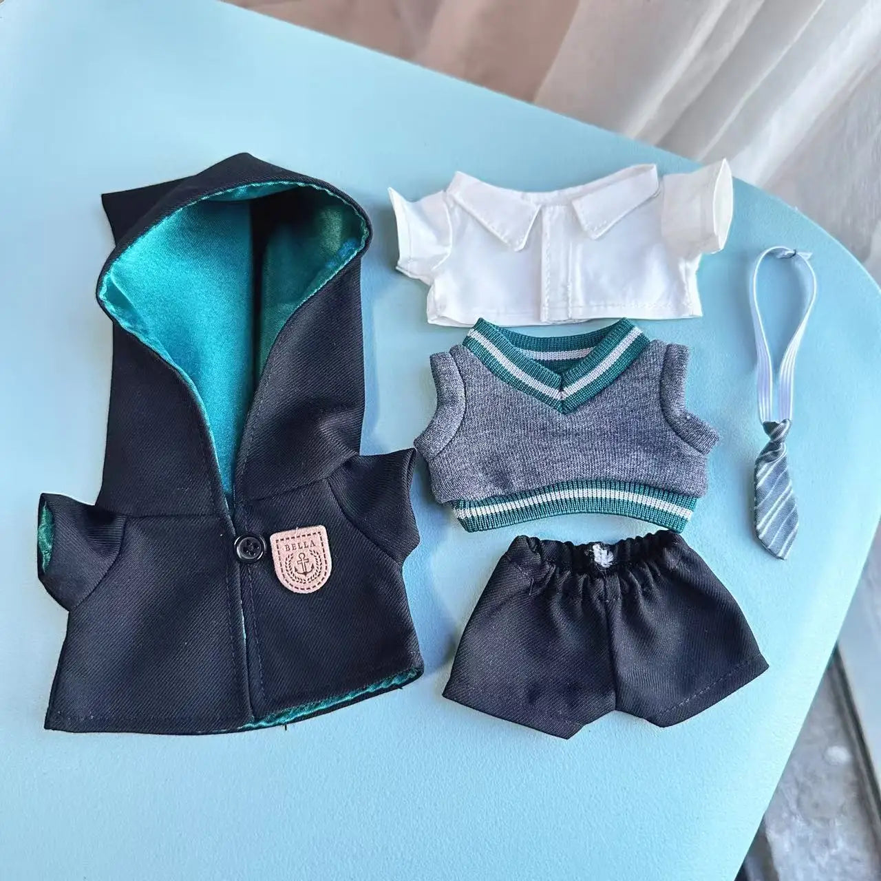 Lafufu Magic School Outfit – 17cm Doll Clothes Inspired by Hogwarts