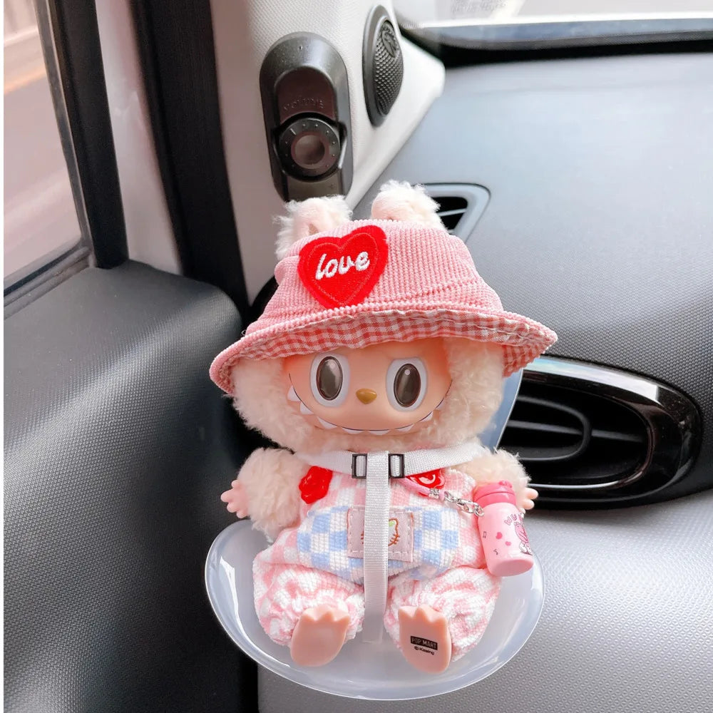 Labubu Doll Car Seat – Cute 15–17cm Accessory & Car Air Vent Decor