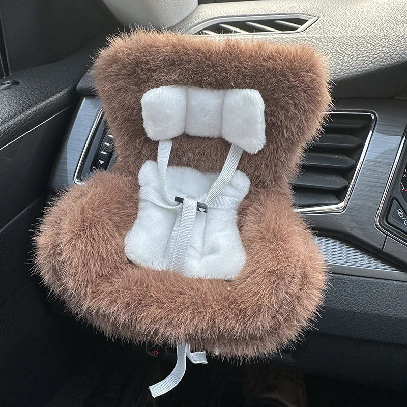Labubu Doll Car Seat – Cute 15–17cm Accessory & Car Air Vent Decor