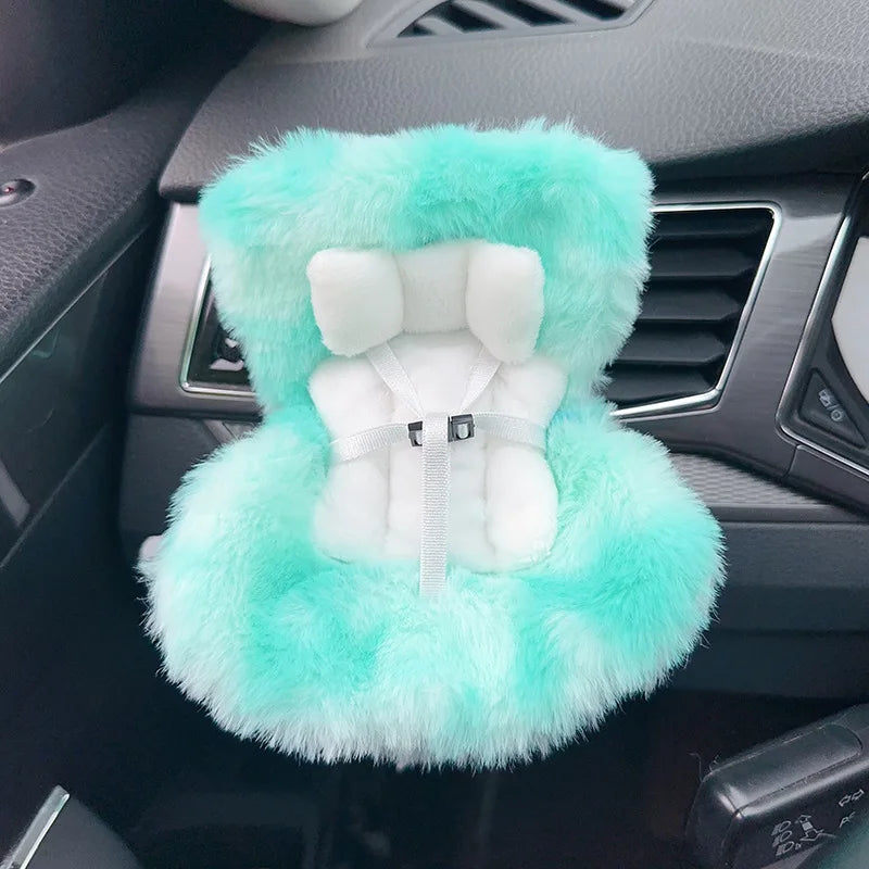 Labubu Doll Car Seat – Cute 15–17cm Accessory & Car Air Vent Decor