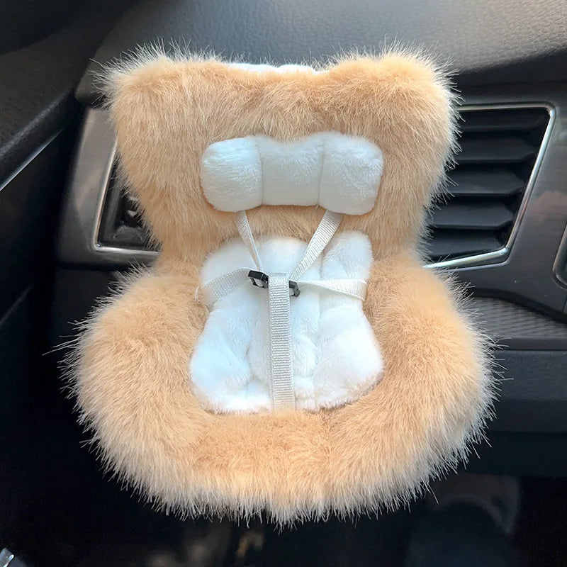 Labubu Doll Car Seat – Cute 15–17cm Accessory & Car Air Vent Decor