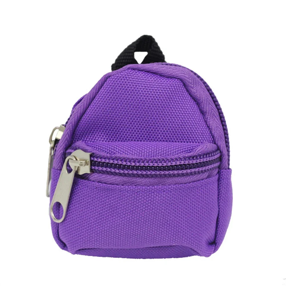 Labubu Doll Canvas Backpack – Cute Pet Bag for 15/17cm Dolls