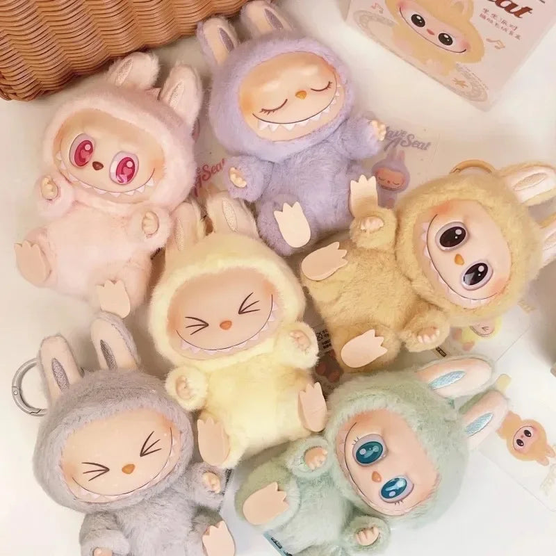 Labubu (Lafufu) Sweetheart Vinyl Doll – Kawaii Plush Keychain, Clothes & Backpack Pendant Gift
