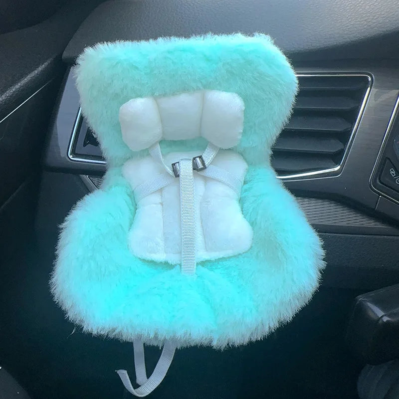 Labubu Doll Car Seat – Cute 15–17cm Accessory & Car Air Vent Decor