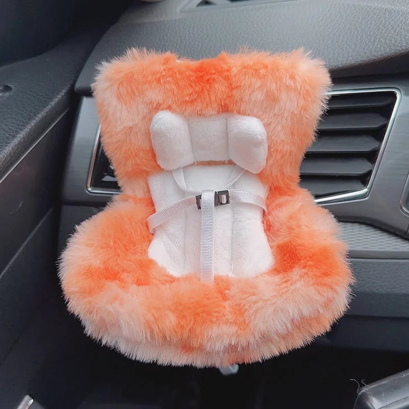Labubu Doll Car Seat – Cute 15–17cm Accessory & Car Air Vent Decor