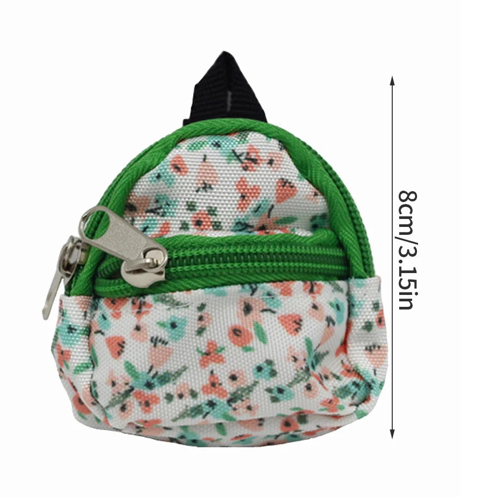 Labubu Doll Canvas Backpack – Cute Pet Bag for 15/17cm Dolls