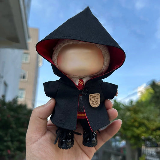 Lafufu Magic School Outfit – 17cm Doll Clothes Inspired by Hogwarts