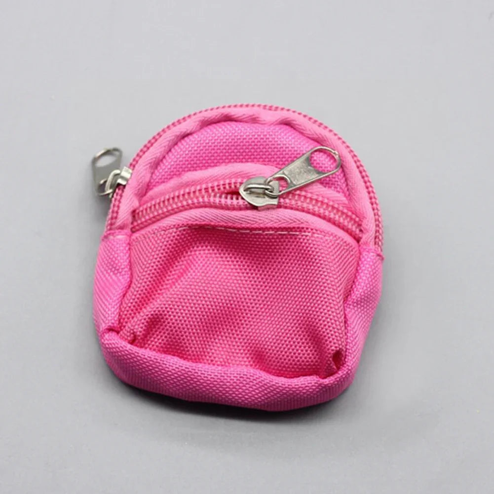Labubu Doll Canvas Backpack – Cute Pet Bag for 15/17cm Dolls