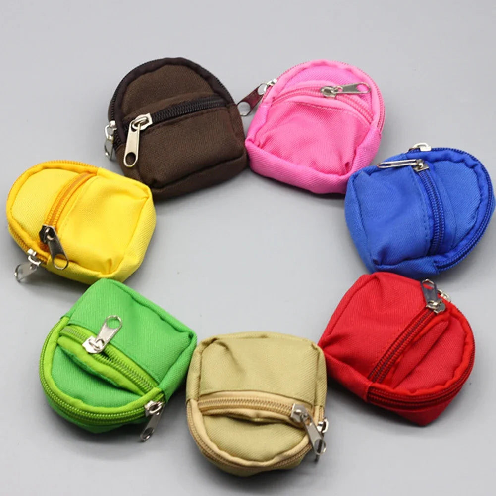 Labubu Doll Canvas Backpack – Cute Pet Bag for 15/17cm Dolls