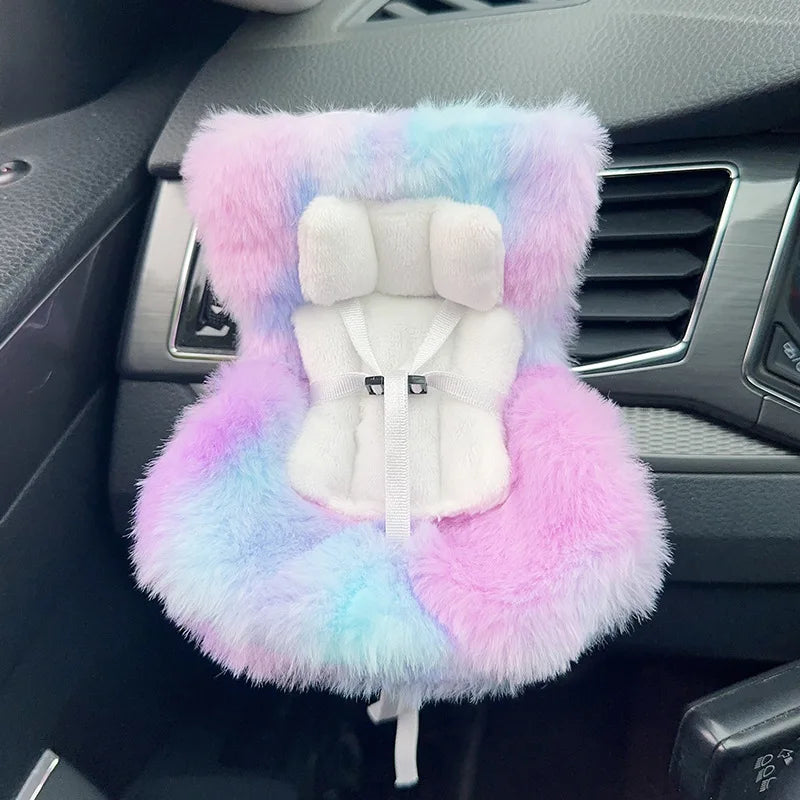 Labubu Doll Car Seat – Cute 15–17cm Accessory & Car Air Vent Decor